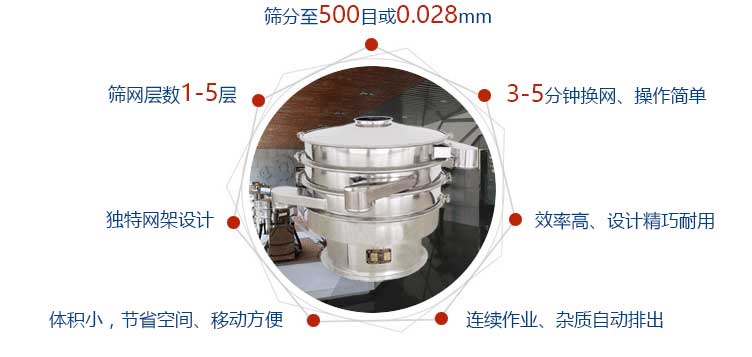 中藥粉振動(dòng)篩粉機特點(diǎn)