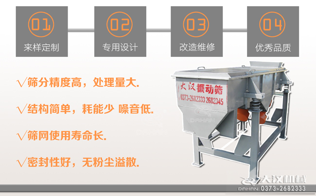 硫酸鎂顆粒直線(xiàn)振動(dòng)篩分機