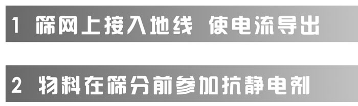 超聲波振動(dòng)篩分機如何處理帶有靜電的物料